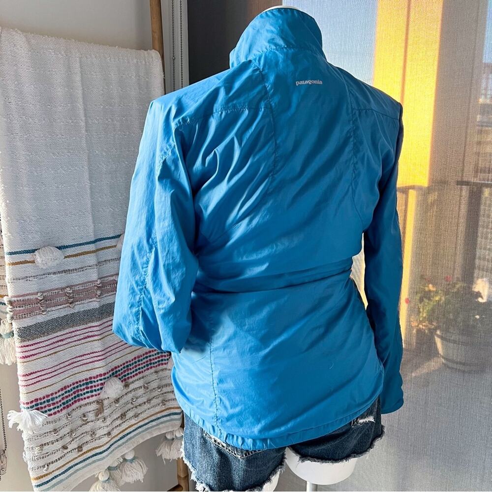 Patagonia Blue Long Sleeves Lightweight Zip Up Jacket Women’s Size Large - Picture 4 of 11